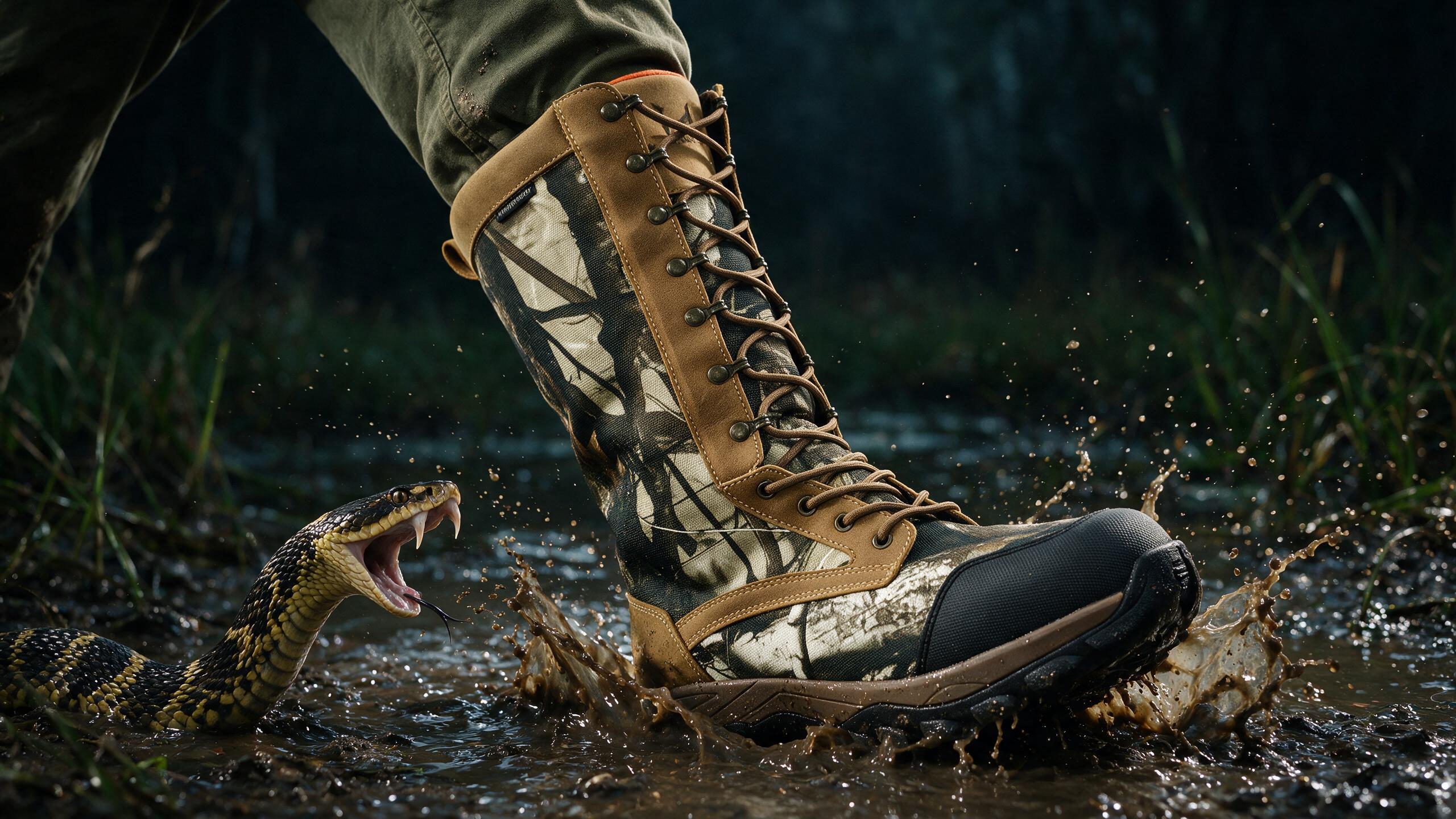 Amazon.com: Hunthor Snake Proof Boots for Men, Waterproof 1000D
